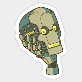 Robo Yorick Sticker